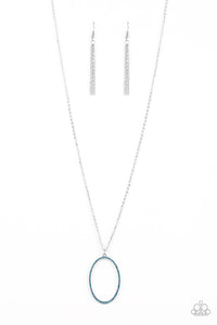 A Dazzling Distraction Necklace__Blue