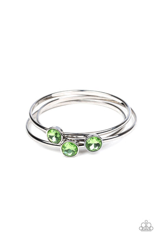 Be All You BEDAZZLE Bracelet__Green