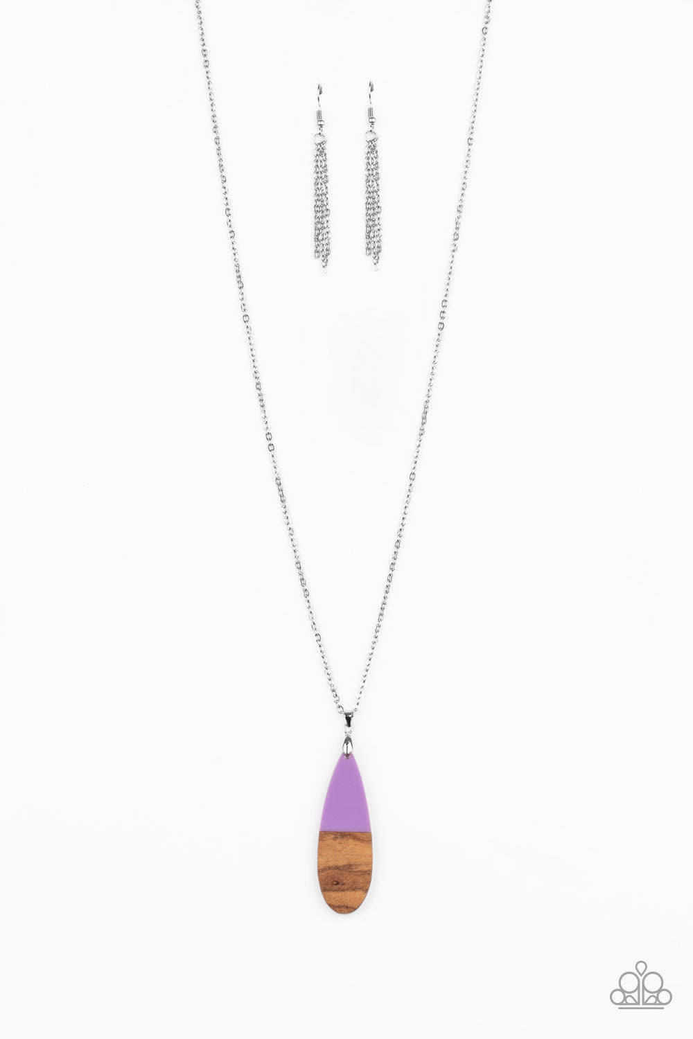Going Overboard Necklace__Purple