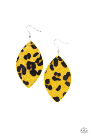 Grr-irl Power Earrings__Yellow