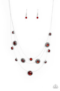 SHEER Thing! Necklace__Red