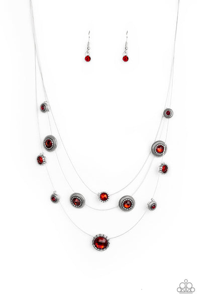SHEER Thing! Necklace__Red