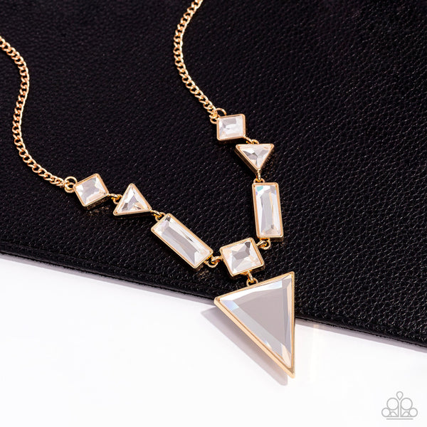 Fetchingly Fierce Necklace__Gold