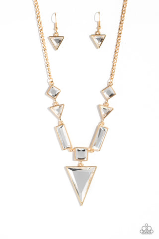 Fetchingly Fierce Necklace__Gold