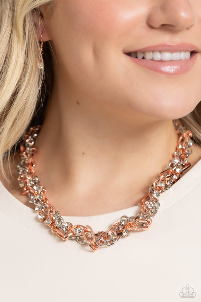 Totally Two-Toned Necklace__Copper