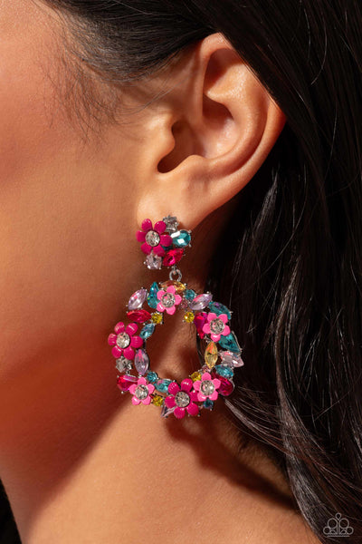 Wreathed in Wildflowers Earrings__ Multi