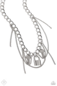 Against the LOCK Necklace__Silver