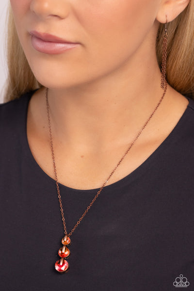 Ombré Obsession Necklace__Copper