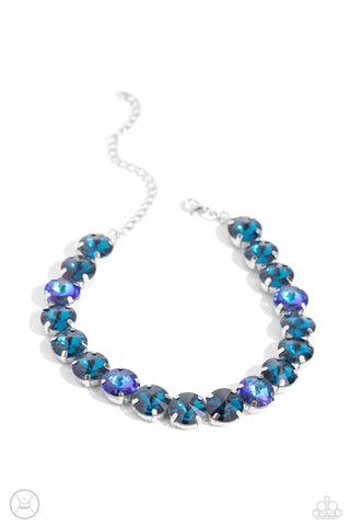 Alluring A-Lister Necklace__Blue