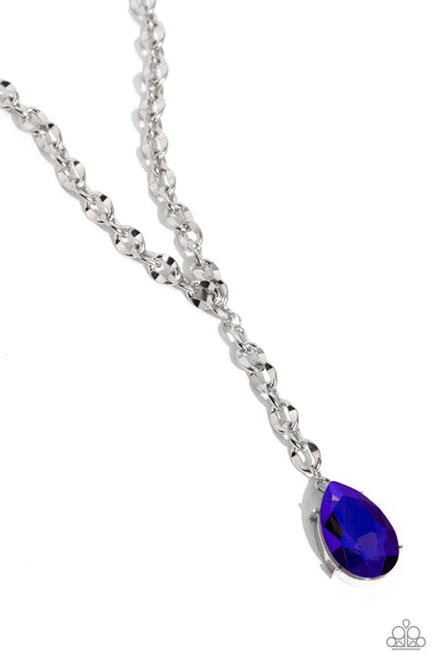 Benevolent Bling Necklace__Purple