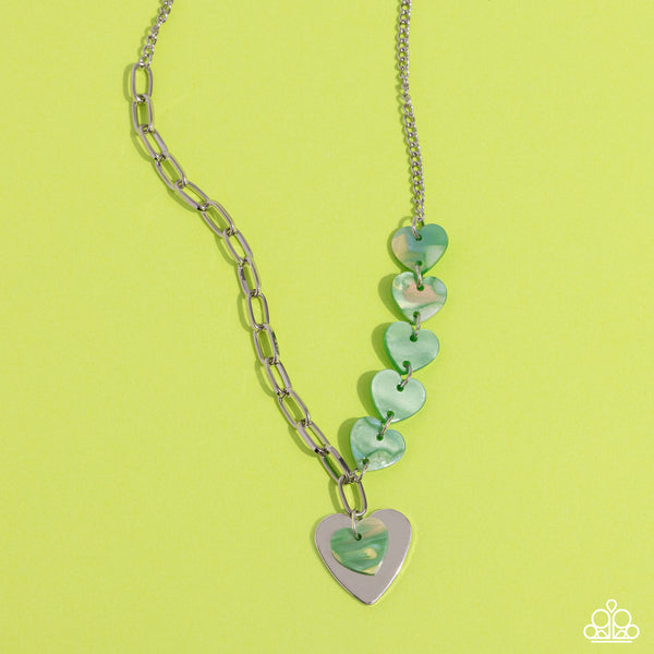 HEART Of The Movement Necklace__Green