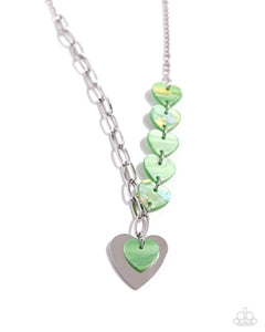 HEART Of The Movement Necklace__Green
