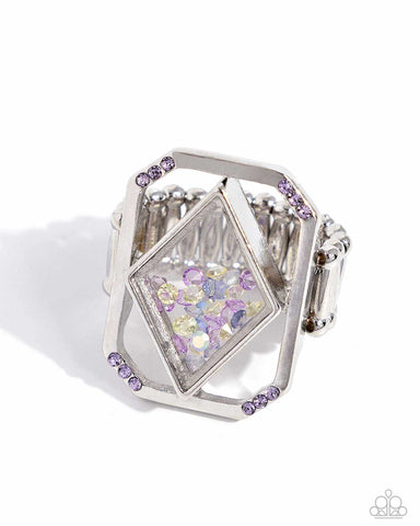 Diamond in the STUFF Ring__Purple