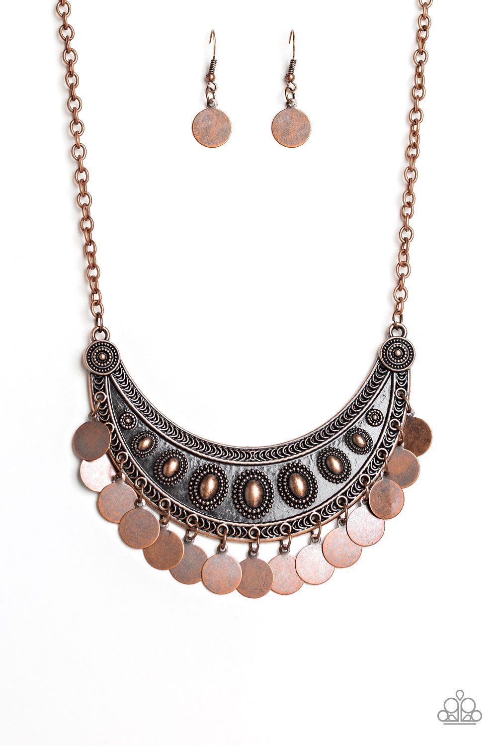 Chimes Up Necklace__Copper
