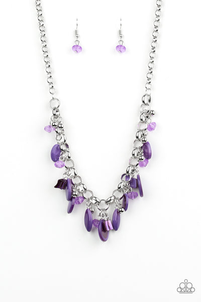 I Want To SEA The World Necklace__Purple