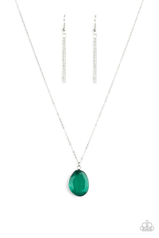 Icy Opalescence Necklace__Green