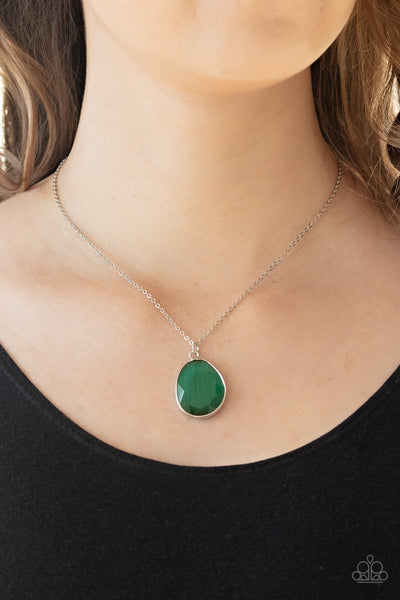 Icy Opalescence Necklace__Green