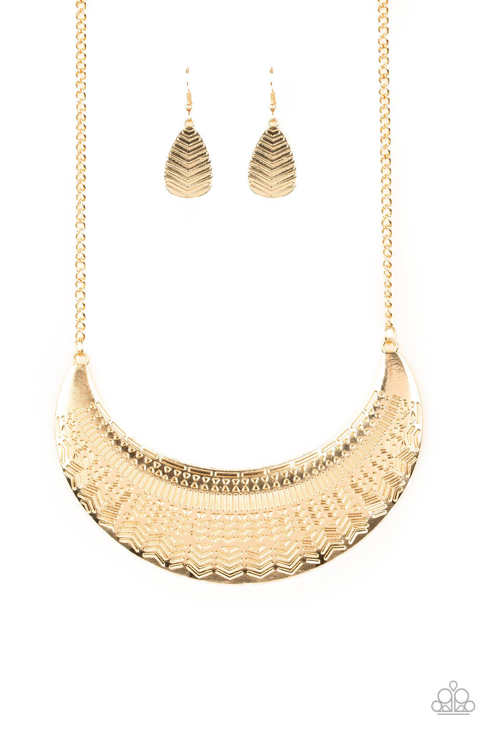 Large As Life Necklace__Gold