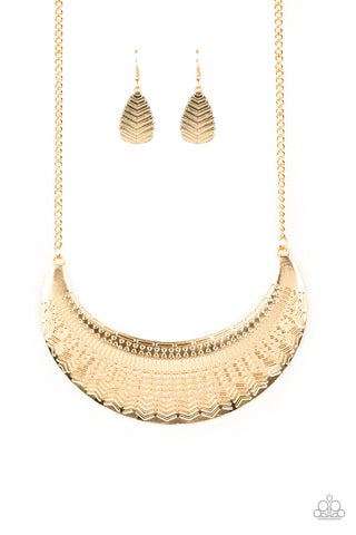 Large As Life Necklace__Gold