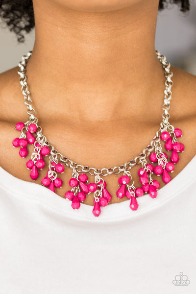 Modern Macarena Necklace__Pink