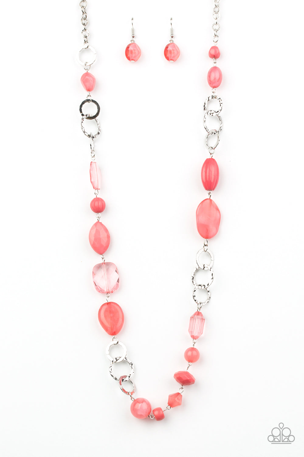 Prismatic Paradise Necklace__Pink