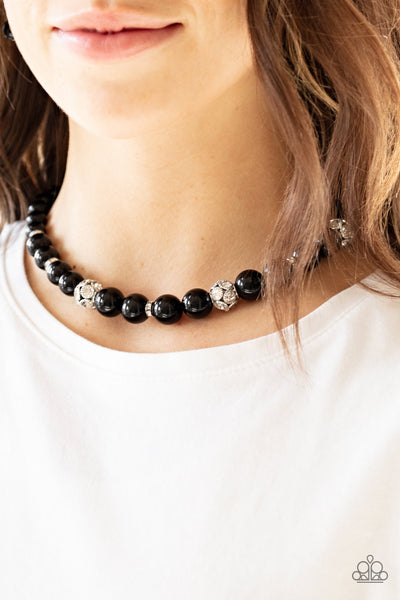 Rich Girl Refinement Necklace__Black