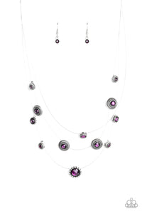 SHEER Thing! Necklace__Purple