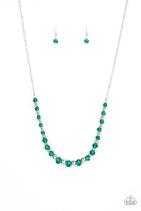 Stratosphere Sparkle Necklace__Green