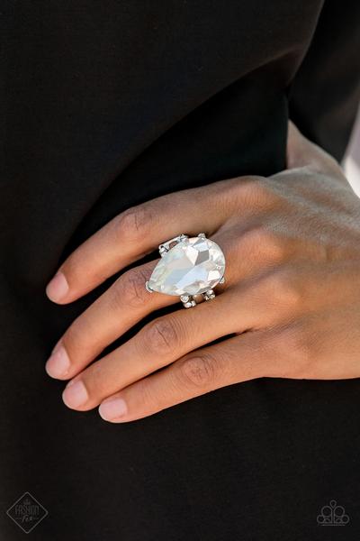 Dining On Dazzle Ring__White