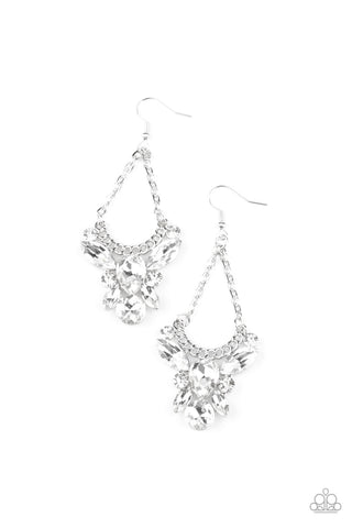 Bling Bouquets Earrings__White