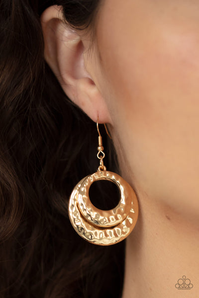 Perfectly  Imperfect Earrings__Gold