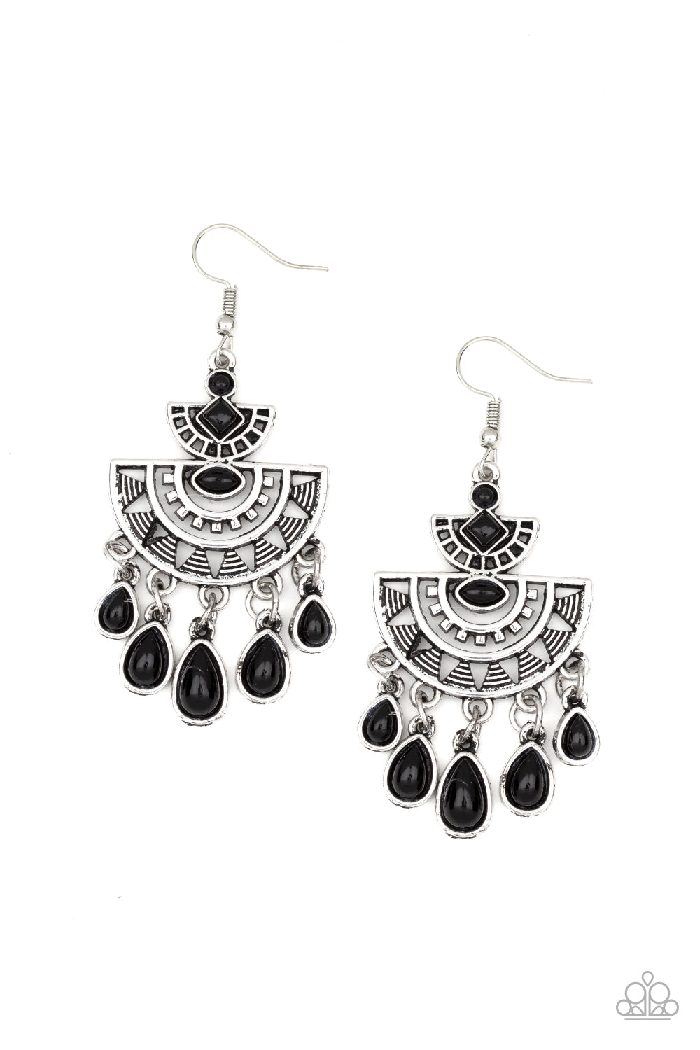 Sol Searching Earrings__Black