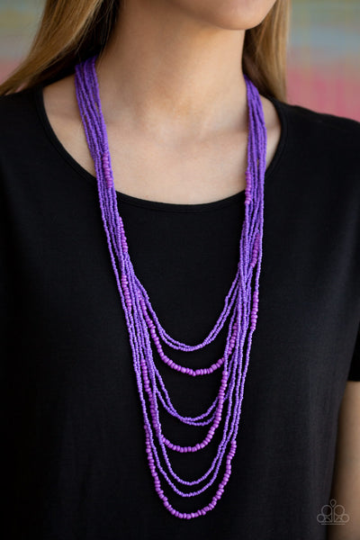 Totally Tonga Necklace__Purple