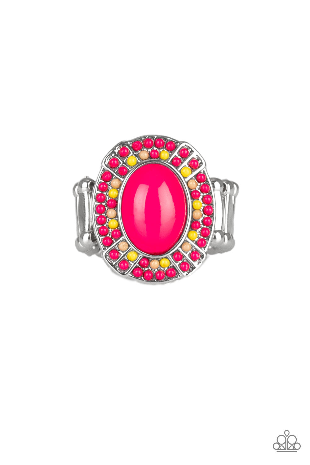 Colorfully Rustic Ring__Pink