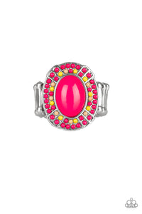 Colorfully Rustic Ring__Pink