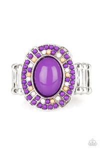 Colorfully Rustic Ring__Purple
