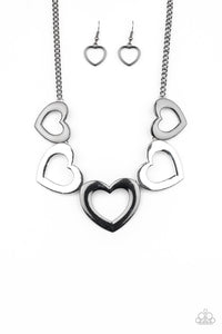Hearty Hearts Necklace__Multi