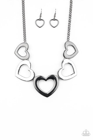 Hearty Hearts Necklace__Multi
