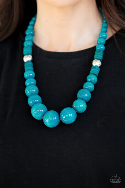 Panama Panorama Necklace__Blue