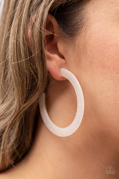 HAUTE Tamale Earrings__White