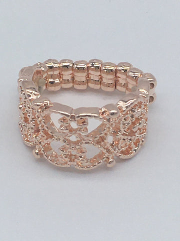 Tell Me How You REALLY FRILL Ring__Rose Gold