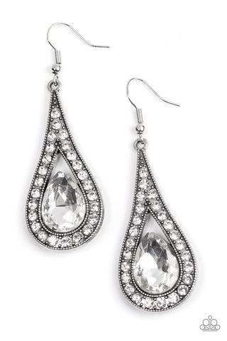 A-Lister Attitude Earrings__White