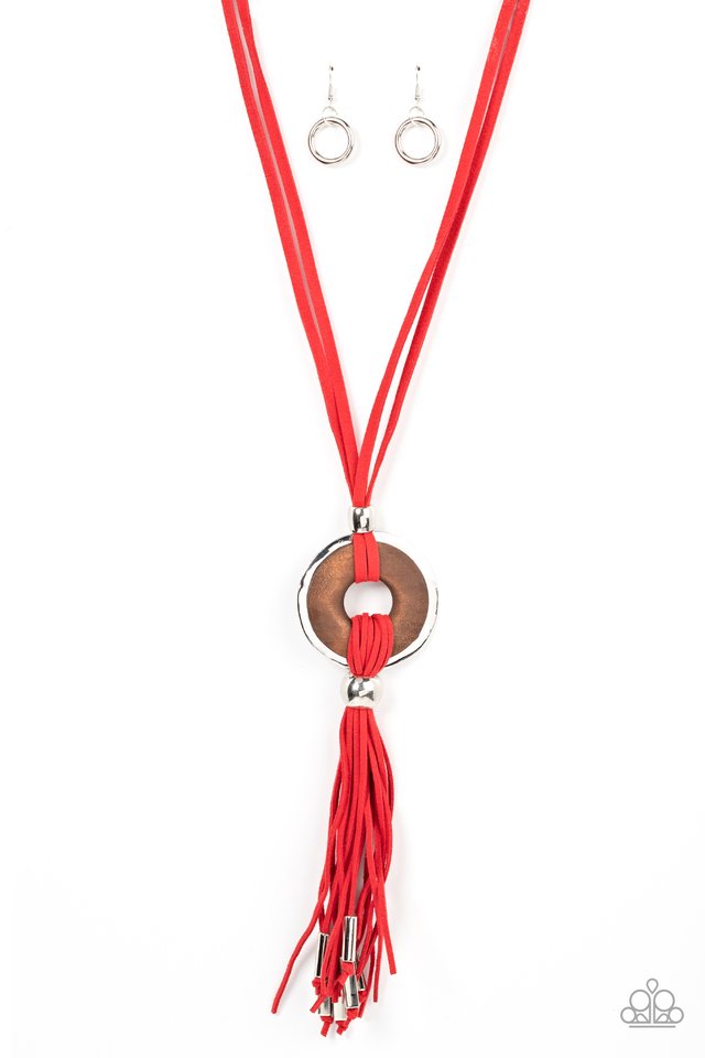 ARTISANS and Crafts Necklace__Red