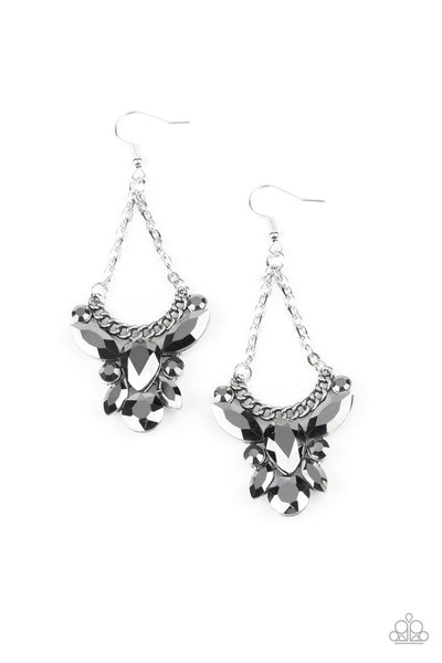 Bling Bouquets Earrings__Silver