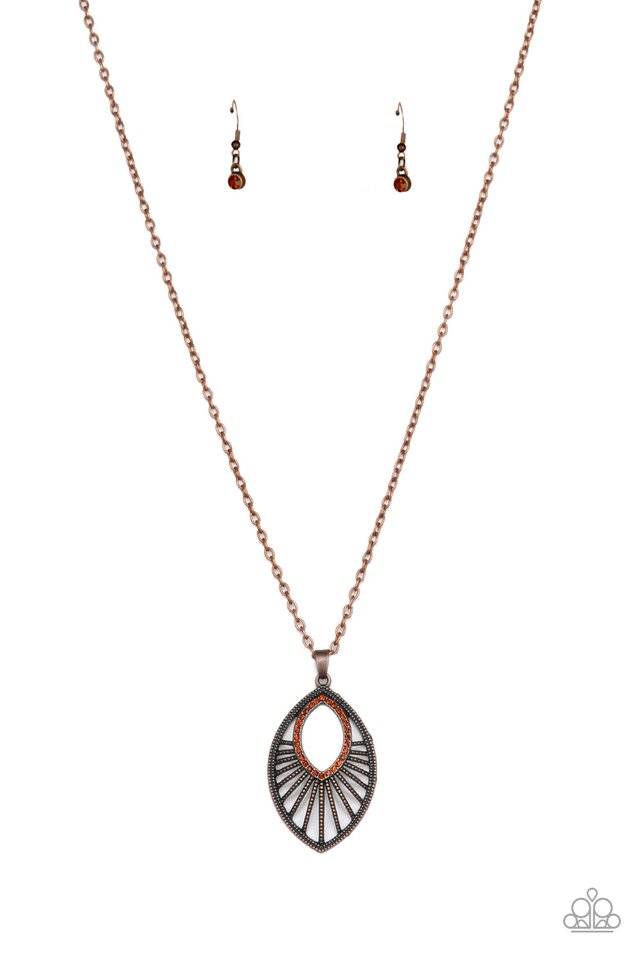 Court Couture Necklace__Copper