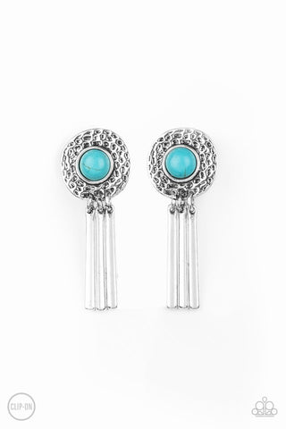 Desert Amulet Earrings__Blue