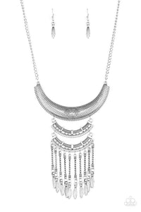 Eastern Empress Necklace__Silver