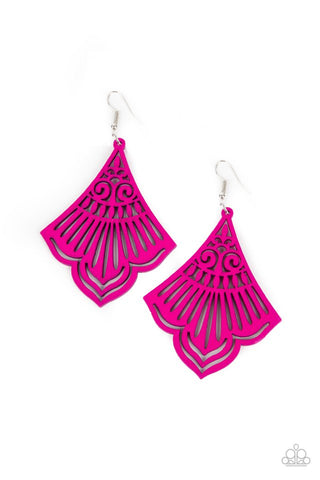 Eastern Escape Earrings__Pink