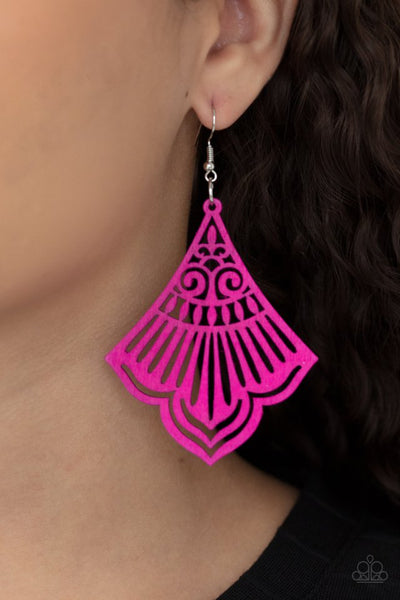 Eastern Escape Earrings__Pink