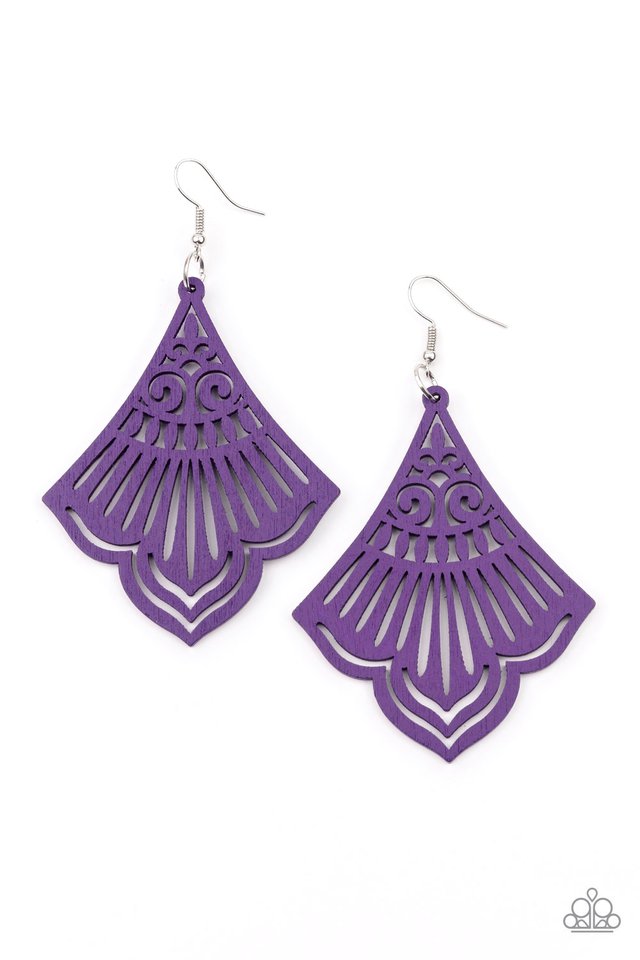 Eastern Escape Earrings__Purple